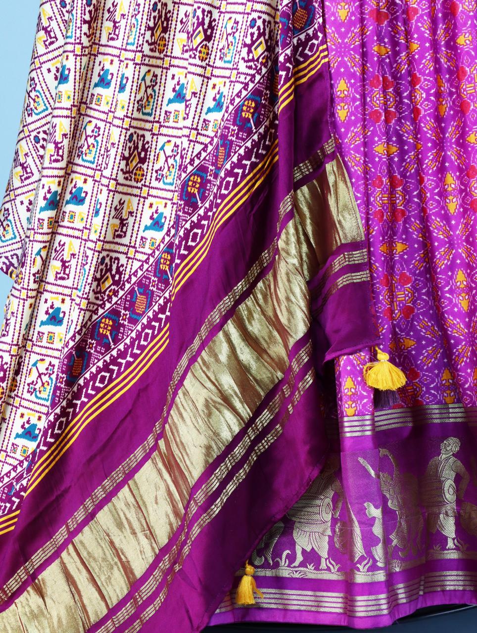 Gaji Silk Lehenga