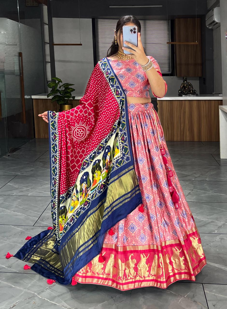 Gaji Silk Lehenga