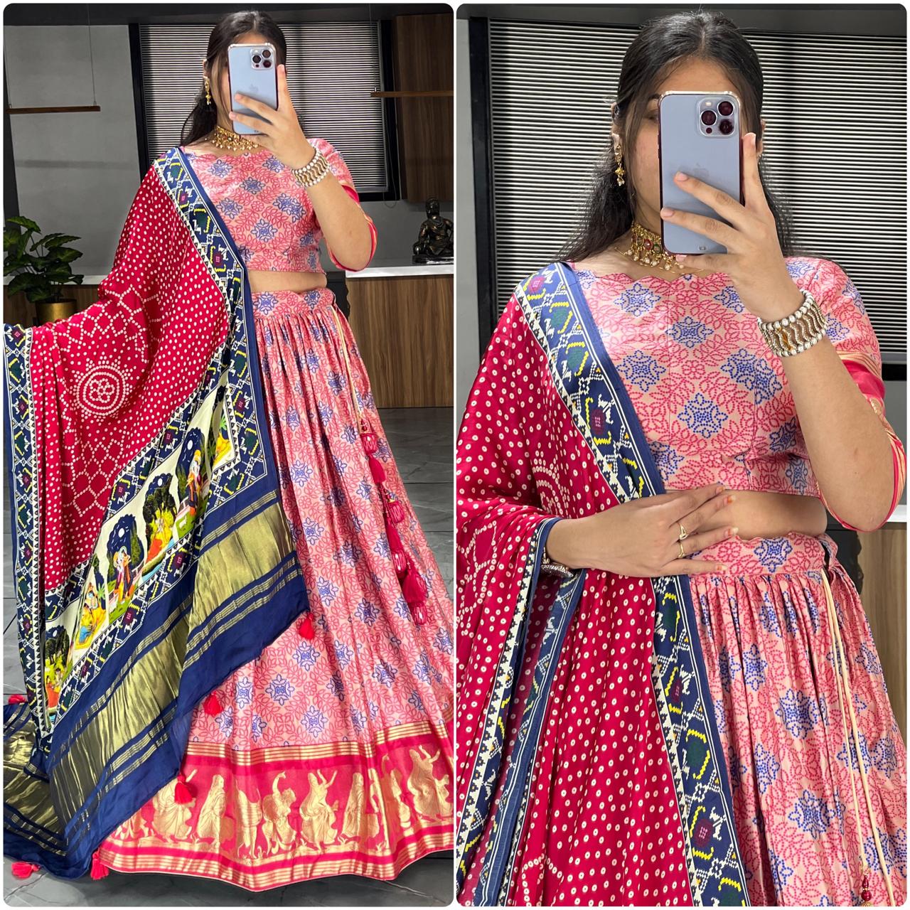 Gaji Silk Lehenga