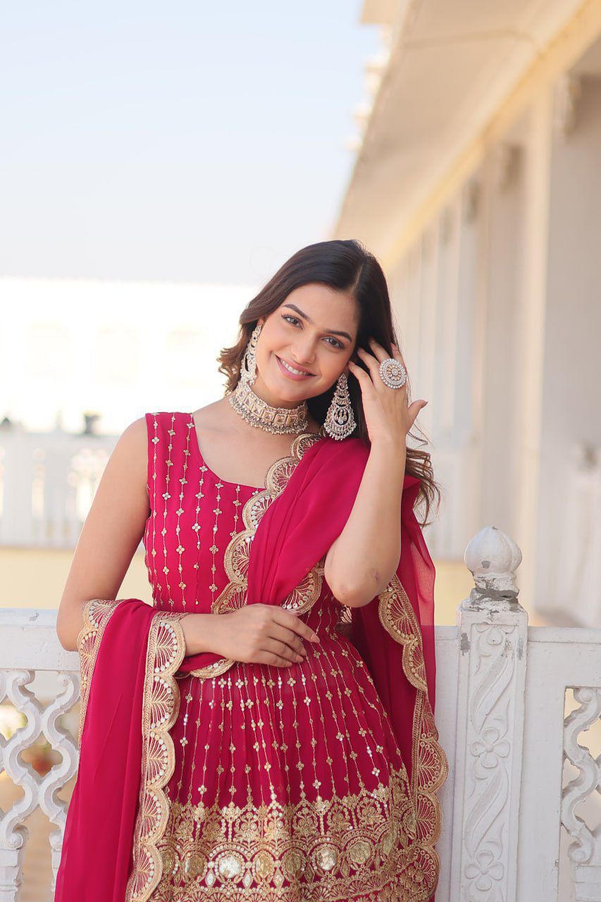 DESIGNER READYMADE KURTI-GHARARA-DUPATTA
