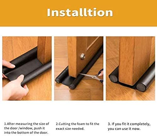 Door Bottom Sealing Strip Guard for Home