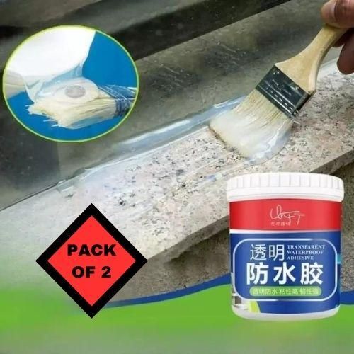 Invisible Waterproof Glue Top Concrete Paint No Leak Adhesive(Pack of 2)
