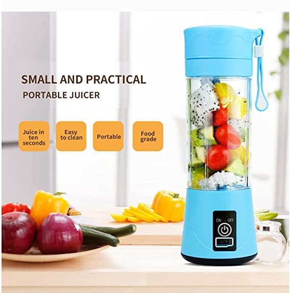 Rechargeable Juicer Bottle with 6 Blades